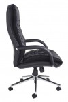  DER300T1-BLK Derby Leather Faced High Back Executive Chair - enlarged view