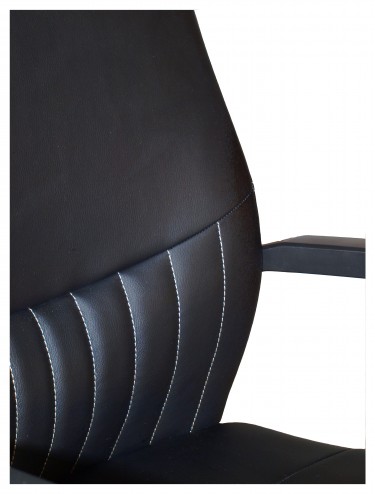 Alphason Brooklyn Faux Leather Office Chair AOC3122-BLK - enlarged view