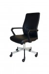 Alphason Brooklyn Faux Leather Office Chair AOC3122-BLK - enlarged view