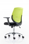 Dynamic Dura Mesh Back Operators Chair in Green - enlarged view