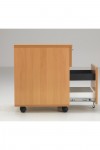 Lite 1600mm Office Desk with 2 Drawer Mobile Pedestal LITE1680BUND2BE - enlarged view