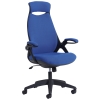 Tuscan Blue Fabric Office Chair