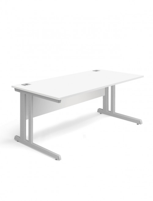 White Office Desk 1600x800mm Aspire Desk ET/SD/1600/WH