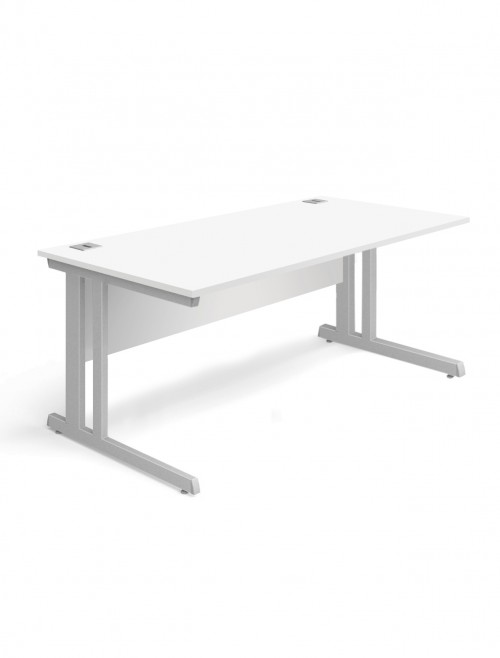 White Office Desk 1400x800mm Aspire Desk ET/SD/1400/WH