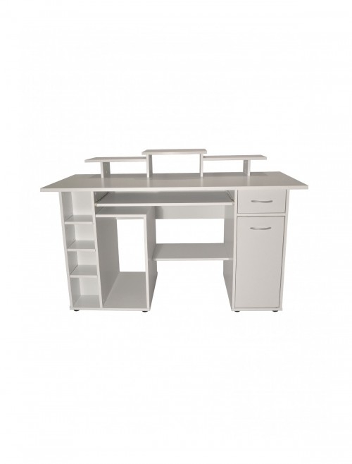 Alphason San Diego Computer Desk AW12004WHI White - enlarged view