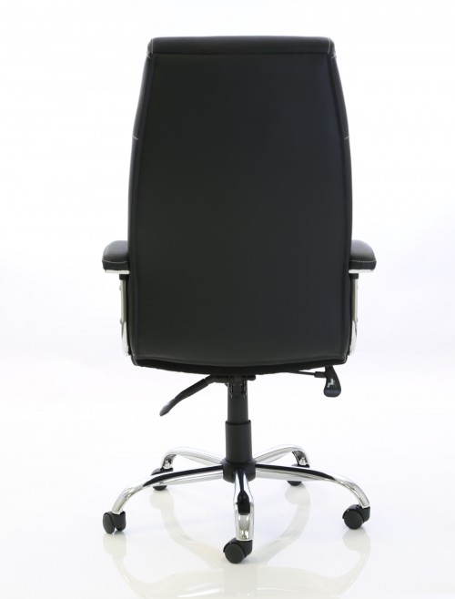 Office Chairs - Penza Executive Black Leather Office Chair EX000185 - enlarged view