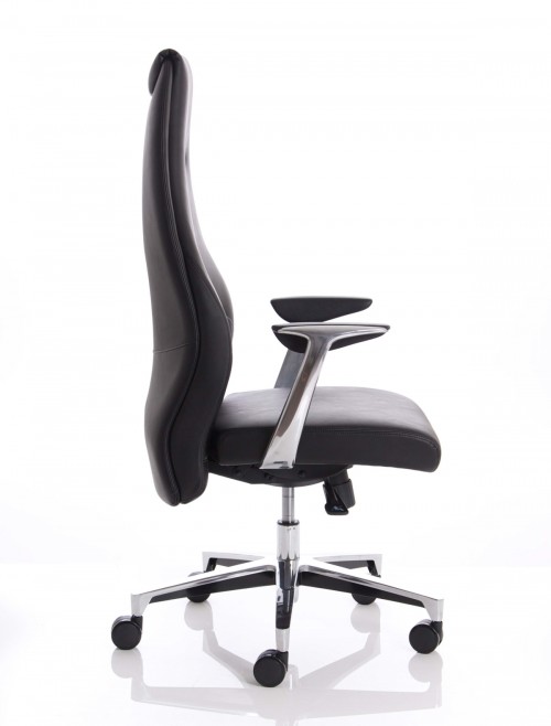 Office Chairs - Mien Black Bonded Leather Executive Office Chair EX000184 - enlarged view