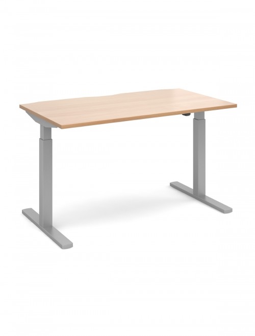 Office Desk 1400mm Elev8 Mono Sit Stand Desk EVM-1400-S-B