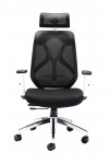 Office Chairs - Maldini High Back Mesh Office Chair CH0782WH - enlarged view