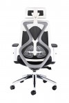 Office Chairs - Maldini High Back Mesh Office Chair CH0782WH - enlarged view