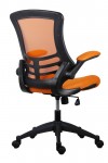 Office Chairs - Marlos Mesh Office Chair in Orange CH0790OR - enlarged view