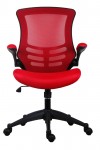 Office Chairs - Marlos Mesh Office Chair in Red CH0790RD - enlarged view