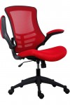 Office Chairs - Marlos Mesh Office Chair in Red CH0790RD - enlarged view