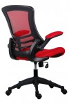 Office Chairs - Marlos Mesh Office Chair in Red CH0790RD - enlarged view