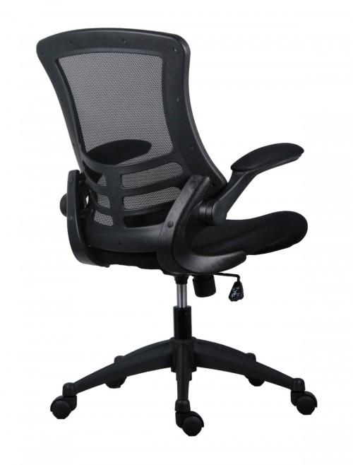 Office Chairs - Marlos Mesh Office Chair in Black CH0790BK - enlarged view