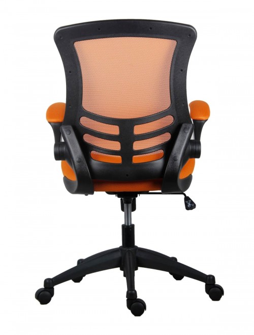 Office Chairs - Marlos Mesh Office Chair in Orange CH0790OR - enlarged view