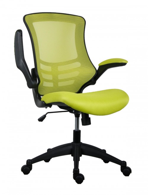 Office Chairs - Marlos Mesh Office Chair in Green CH0790GN - enlarged view