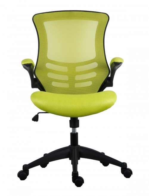 Office Chairs - Marlos Mesh Office Chair in Green CH0790GN - enlarged view