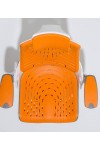 Zure Orange Executive Elastomer Office Chair w/ Headrest KC0165 - enlarged view