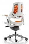 Office Chairs - Zure Orange Executive Elastomer Office Chair EX000133 - enlarged view