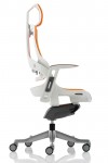 Zure Orange Executive Elastomer Office Chair w/ Headrest KC0165 - enlarged view