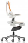 Office Chairs - Zure Orange Executive Elastomer Office Chair EX000133 - enlarged view