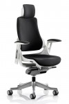 Zure Executive Fabric Office Chair with Headrest KC0161 - enlarged view