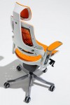 Zure Orange Executive Elastomer Office Chair w/ Headrest KC0165 - enlarged view