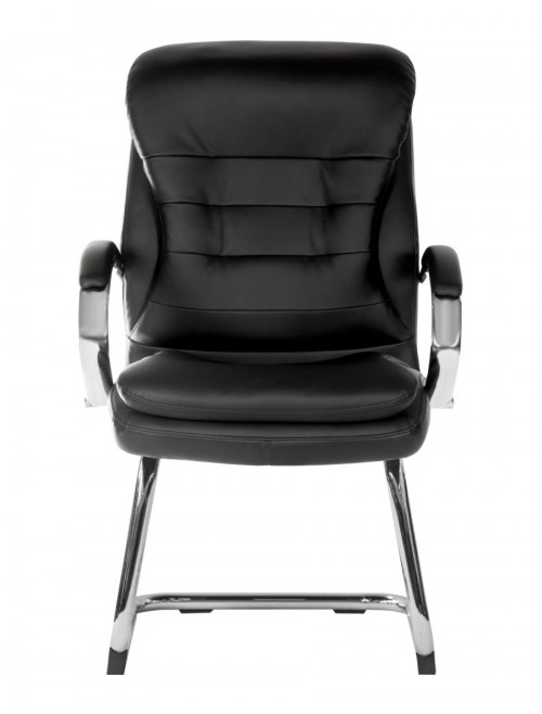 Office Chairs - Goliath Lite Leather Visitor Chairs 6958 - enlarged view