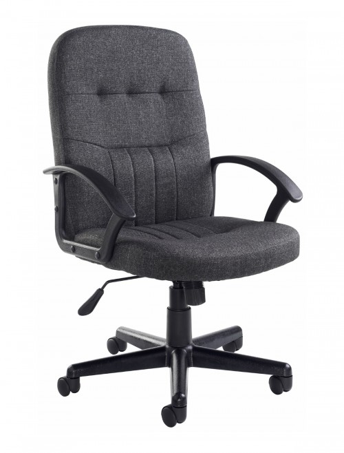 Office Chairs - Cavalier Charcoal Fabric Office Chair CAV300T1-C