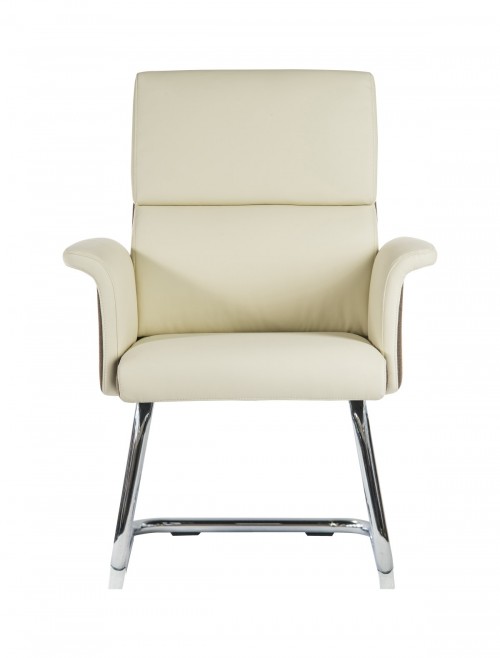 Office Chairs Cream Elegance Visitor Chair 6959CRE by Teknik