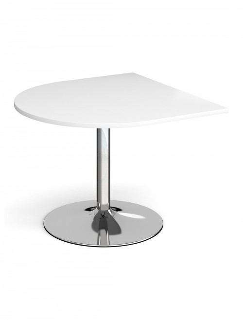 Dams Radial Extension Table with Chrome Trumpet Base TB10D-C - enlarged view