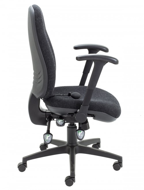 TC Office Concept Maxi Ergo Office Chair CH0808CH in Charcoal - enlarged view