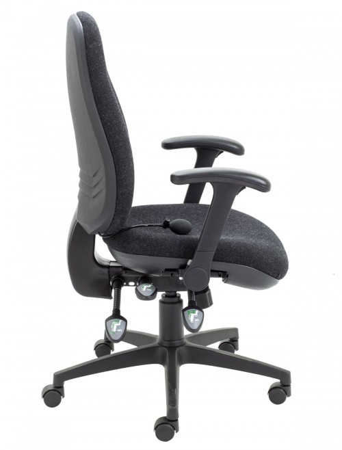 TC Office Concept Maxi Ergo Office Chair CH0808CH in Charcoal - enlarged view