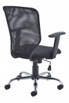 Office Chairs - TC Start Mesh Office Chair in Black CH1743BK - enlarged view