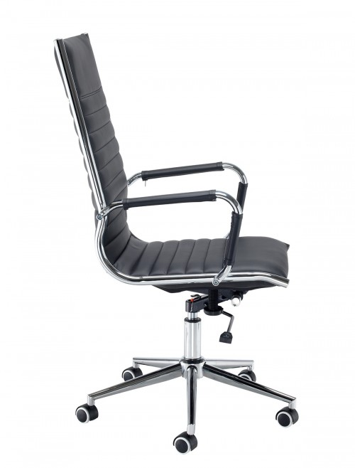 Bari Executive Leather Faced High Back Chair BARI300T1 - enlarged view