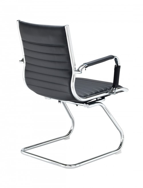 Bari Faux Leather Executive Visitor Chair BARI100C1 - enlarged view