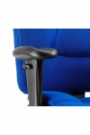 Office Chairs - Galaxy Blue Fabric Operators Chair - enlarged view