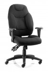 Office Chair Black Galaxy Fabric Operators Chair OP000064 by Dynamic - enlarged view