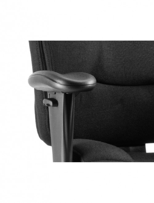 Office Chairs - Galaxy Black Fabric Operators Chair - enlarged view