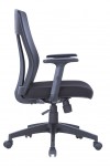 Mesh Office Chair Black Laguna AOC1705BLK by Alphason - enlarged view