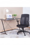 Mesh Office Chair Black Laguna AOC1705BLK by Alphason (DUPLICATE) - enlarged view