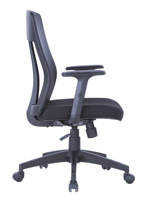 Mesh Office Chair Black Laguna AOC1705BLK by Alphason - enlarged view