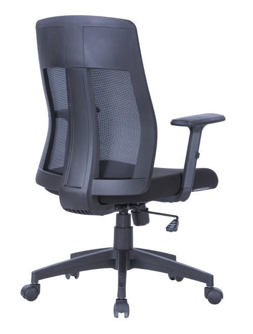 Mesh Office Chair Black Laguna AOC1705BLK by Alphason - enlarged view