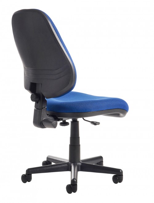 Office Chair Blue Bilbao Operator Chairs BILB1-B by Dams - enlarged view