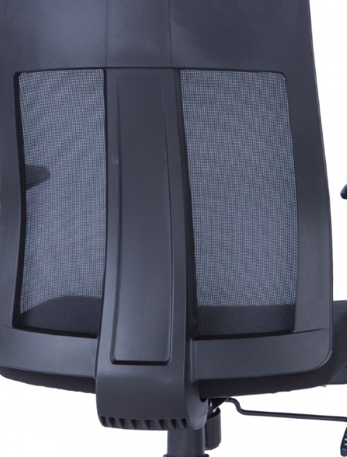 Mesh Office Chair Black Laguna AOC1705BLK by Alphason - enlarged view