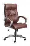 Catania Leather Faced Manager High Back Chair CAT300T1 - enlarged view