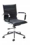 Dams Bari Medium Back Faux Leather Executive Chair BARI200T1 - enlarged view