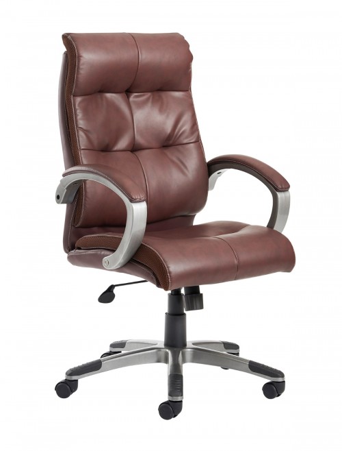 Catania Leather Faced Manager High Back Chair CAT300T1