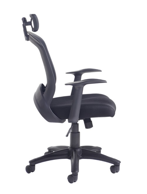 Office Chair Solaris Mesh Operators Chair SOL300T1-K by Dams - enlarged view